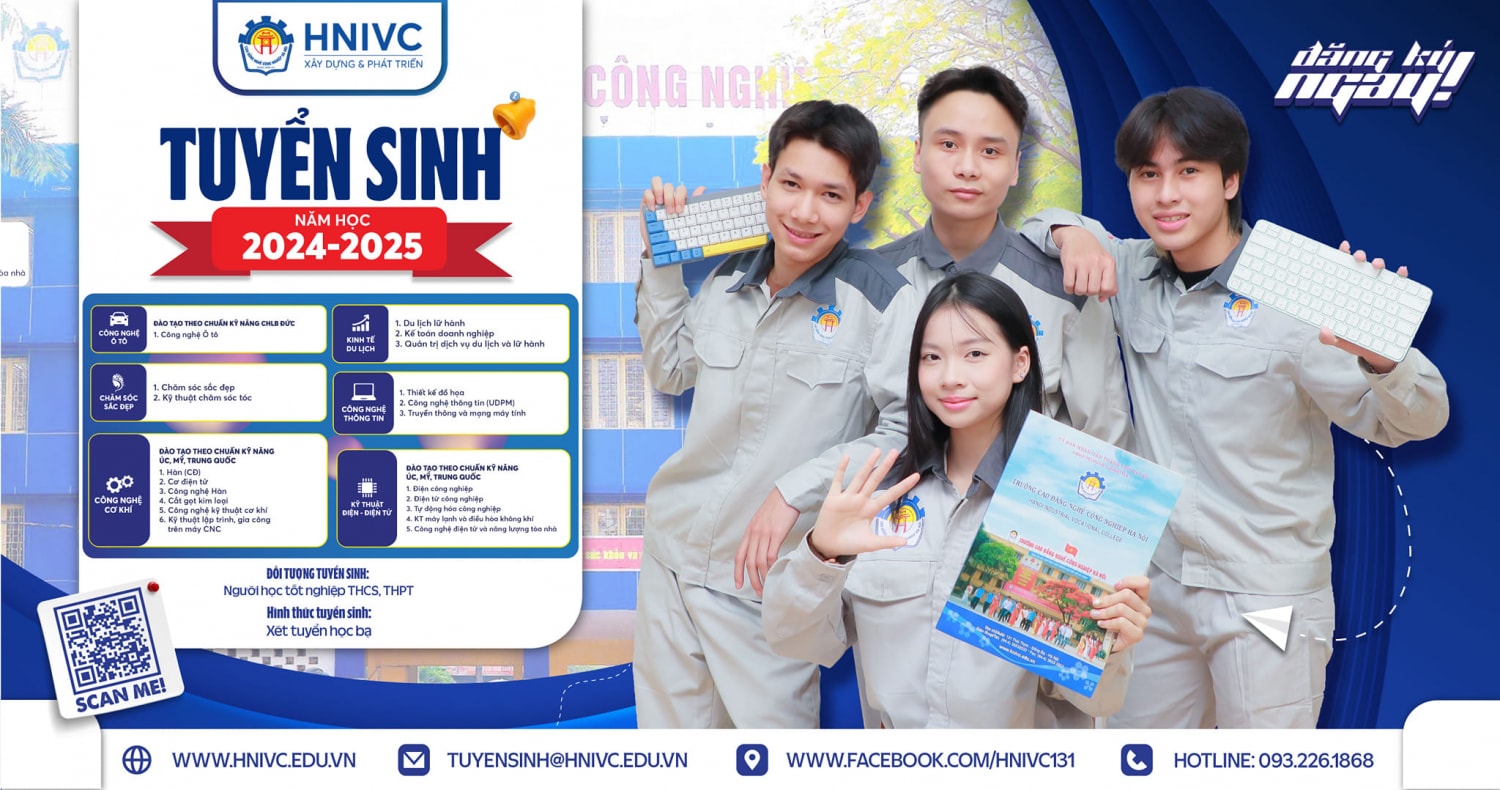 Góc Tuyển sinh Cao đẳng nghề Công Nghiệp Hà Nội